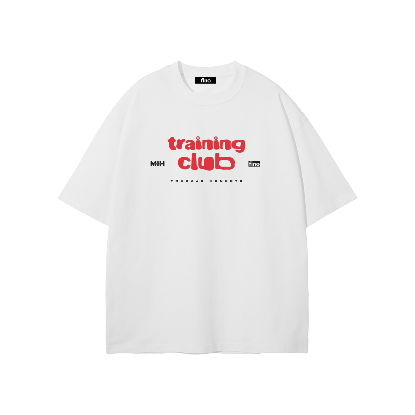 MIH Training Club - White (Oversized T-Shirt)