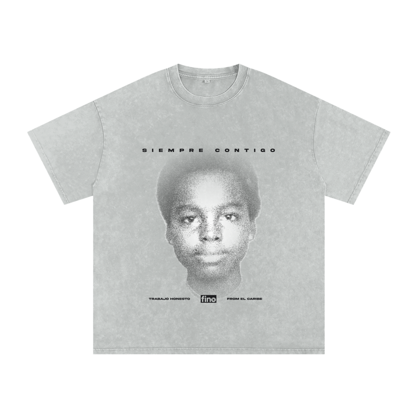 ALMA - Light Gray (Washed T-Shirt)