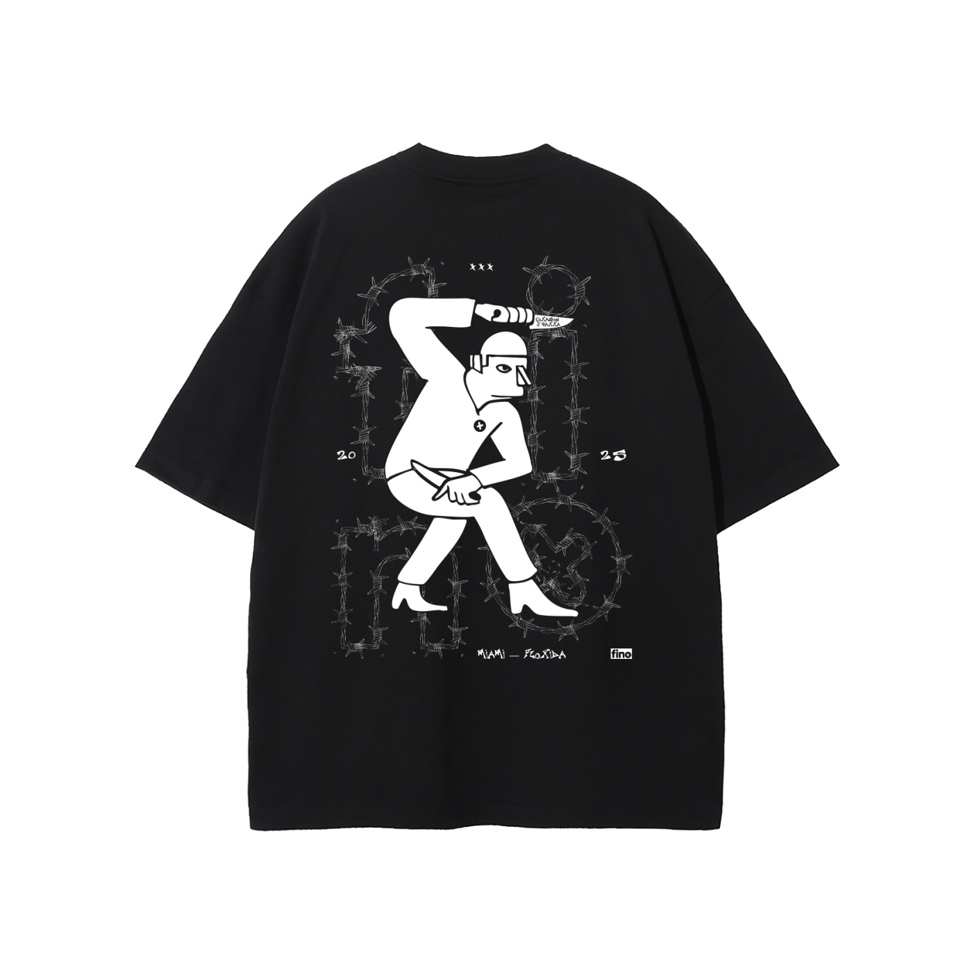 JOSE NAVAJA - Black (Oversized T-Shirt)