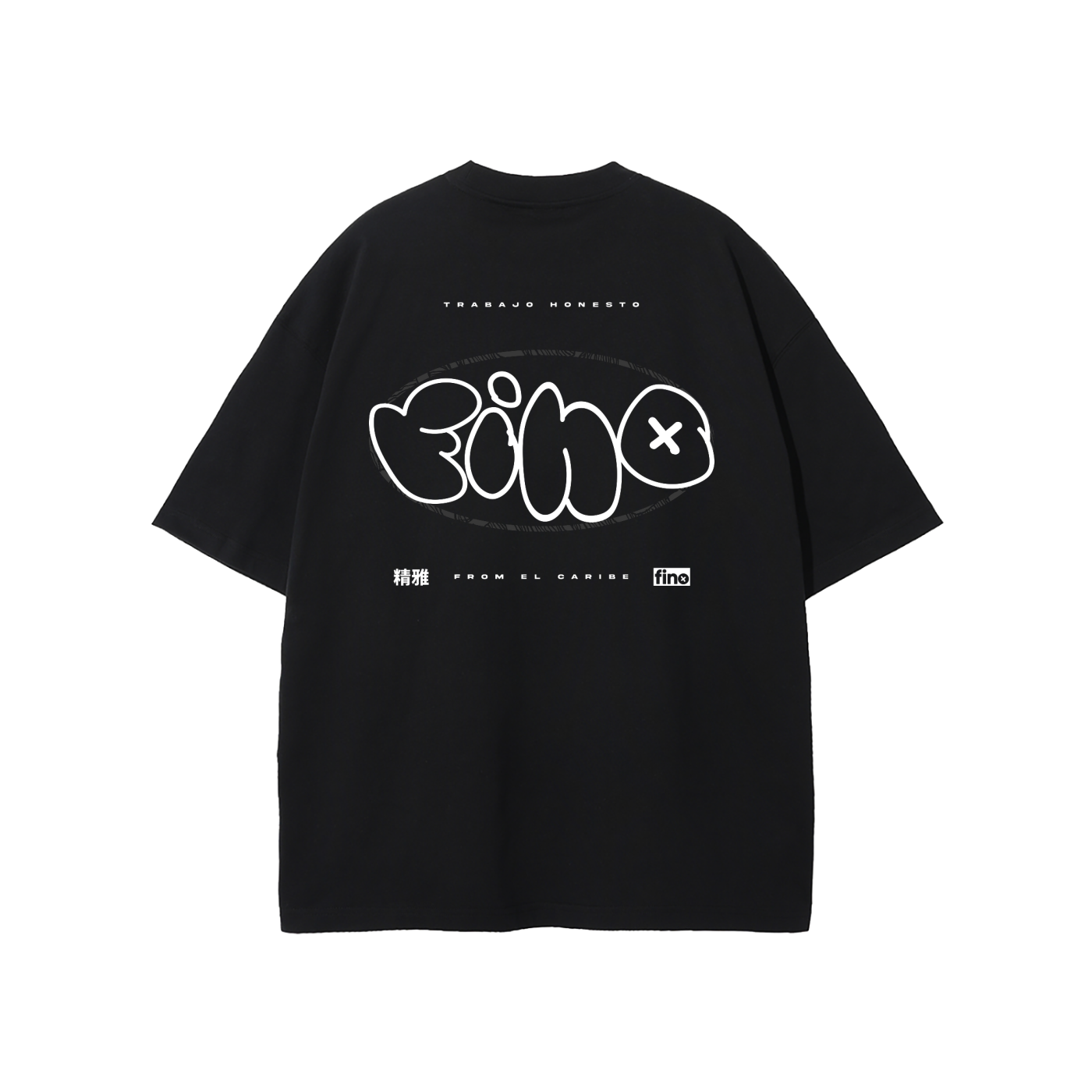 GRAFFITI - Black (Oversized T-Shirt)