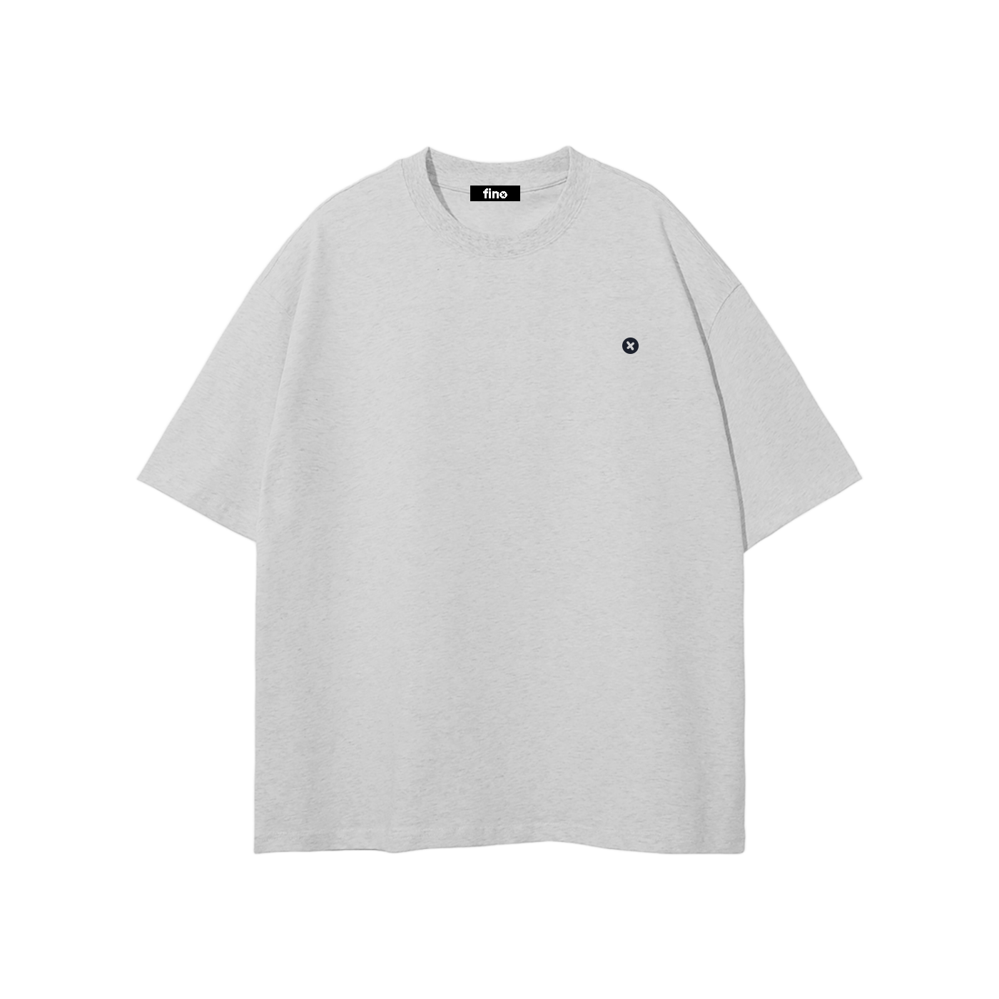 Basic Oversized T-Shirt - Oat Gray